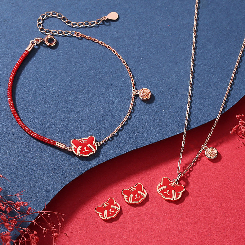 Zodiac Tiger Transport Ear Jewelry