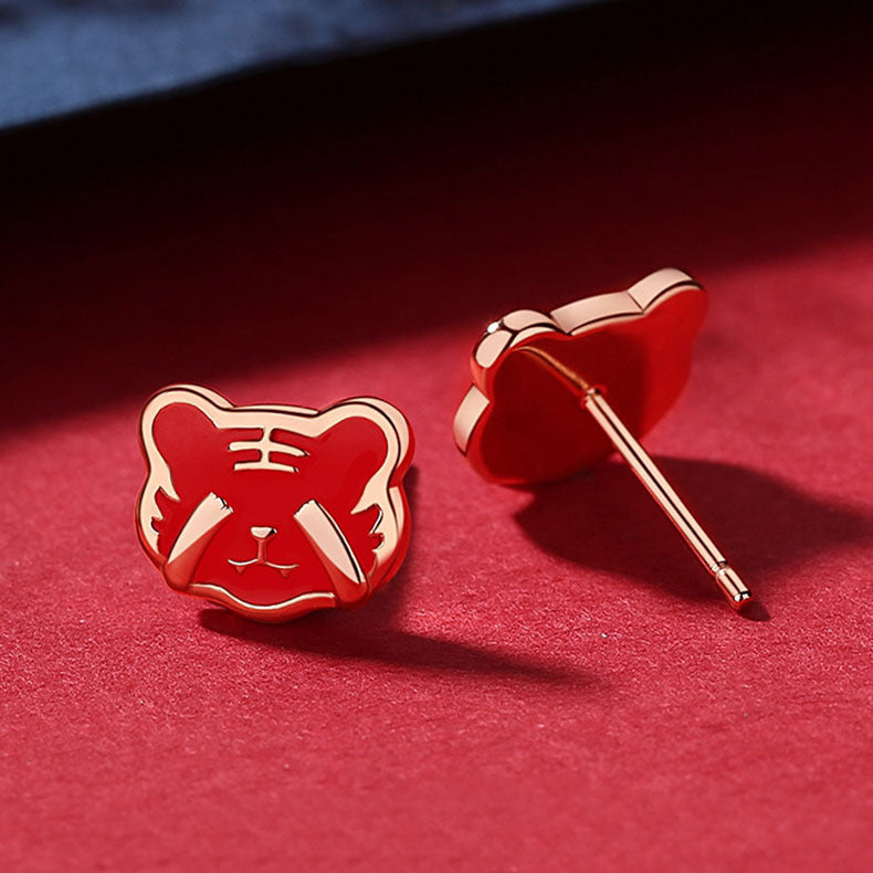 Zodiac Tiger Transport Ear Jewelry