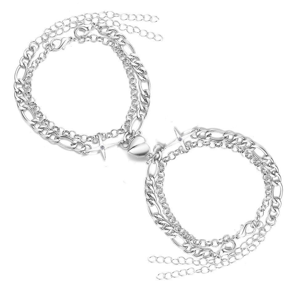 Magnet Love Suction Bracelet Couple