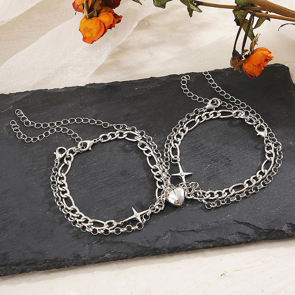 Magnet Love Suction Bracelet Couple