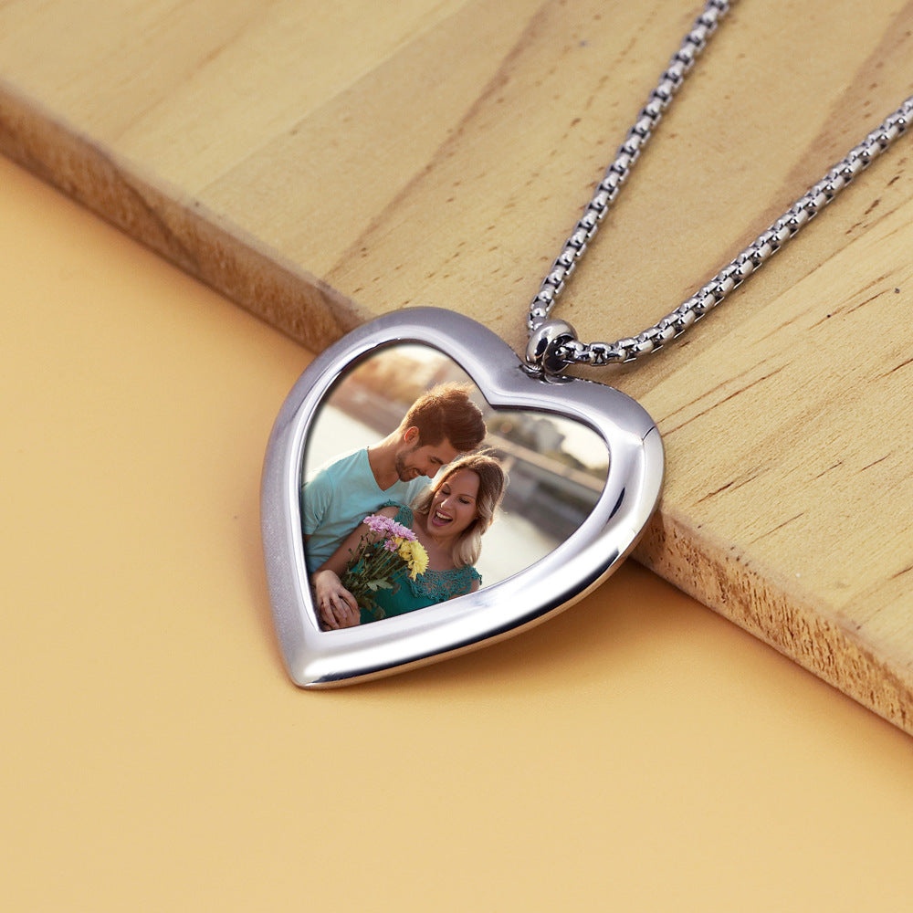Custom Memory Photo Frame Necklace