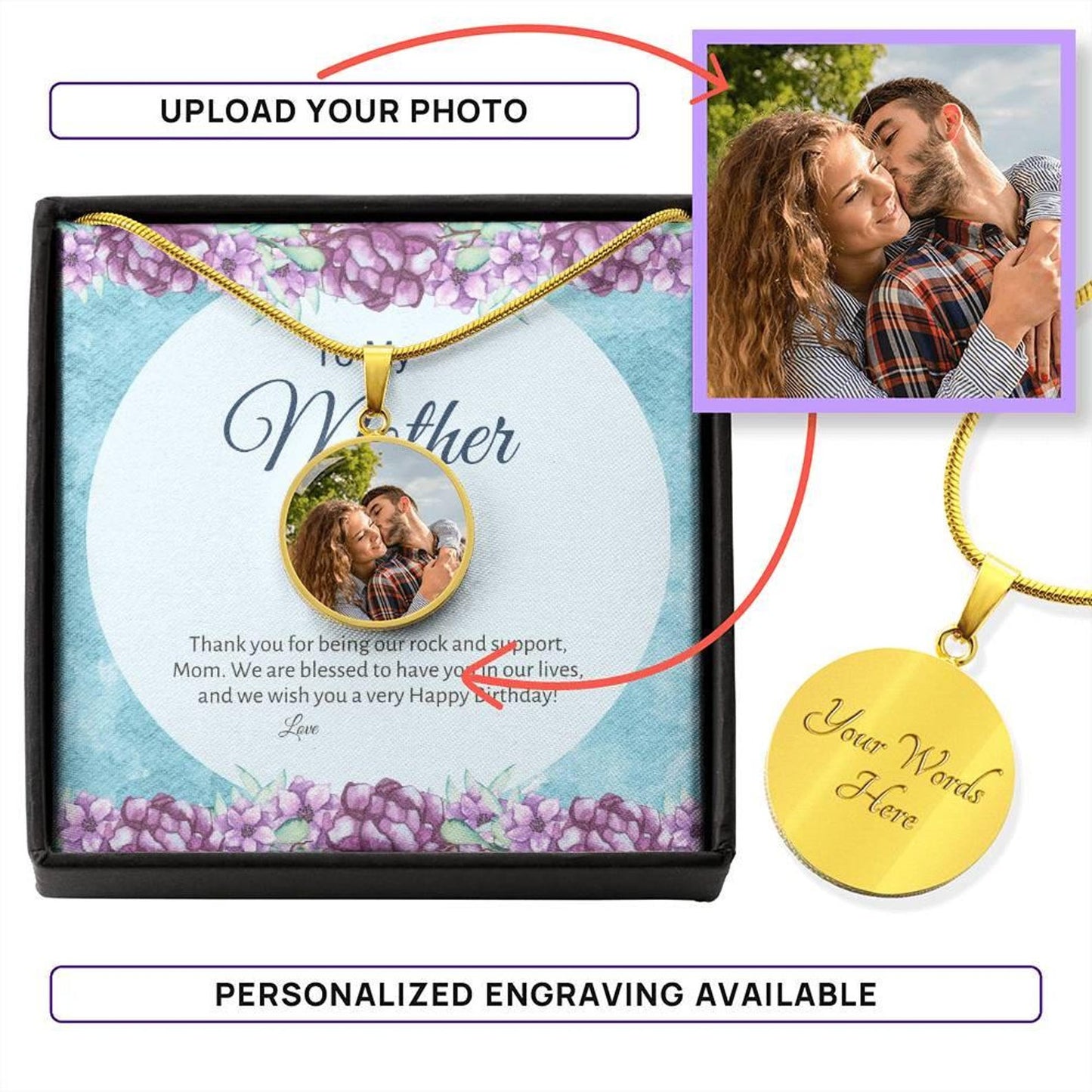 Personalized Circle Necklace