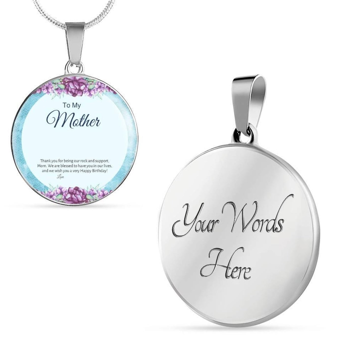 Personalized Circle Necklace