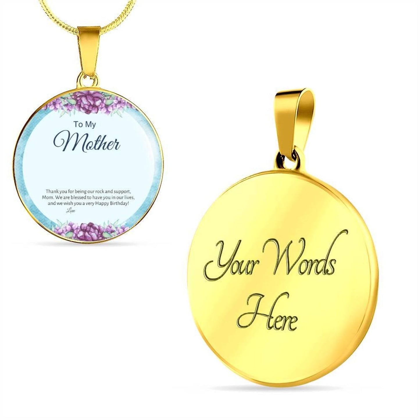 Personalized Circle Necklace