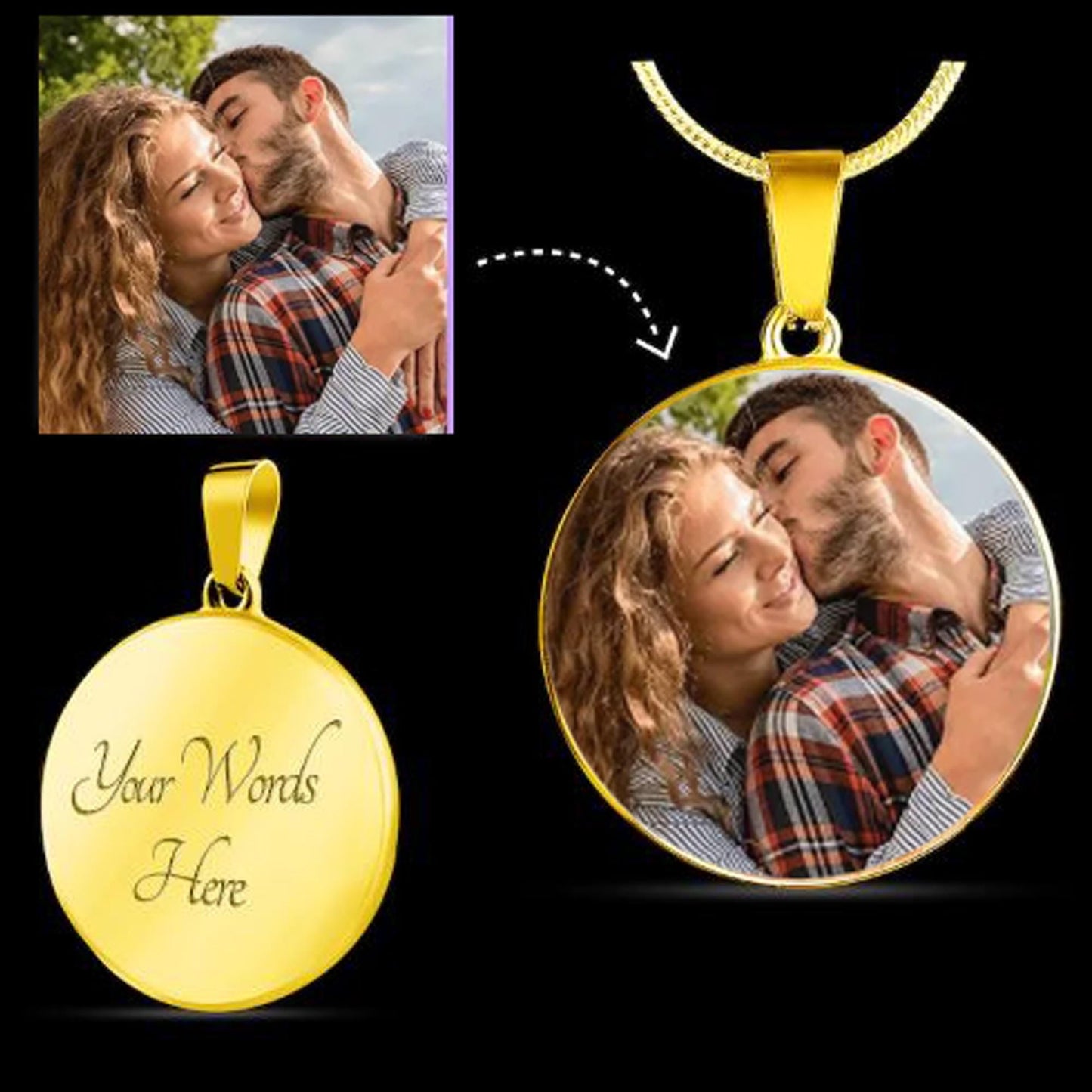 Personalized Circle Necklace