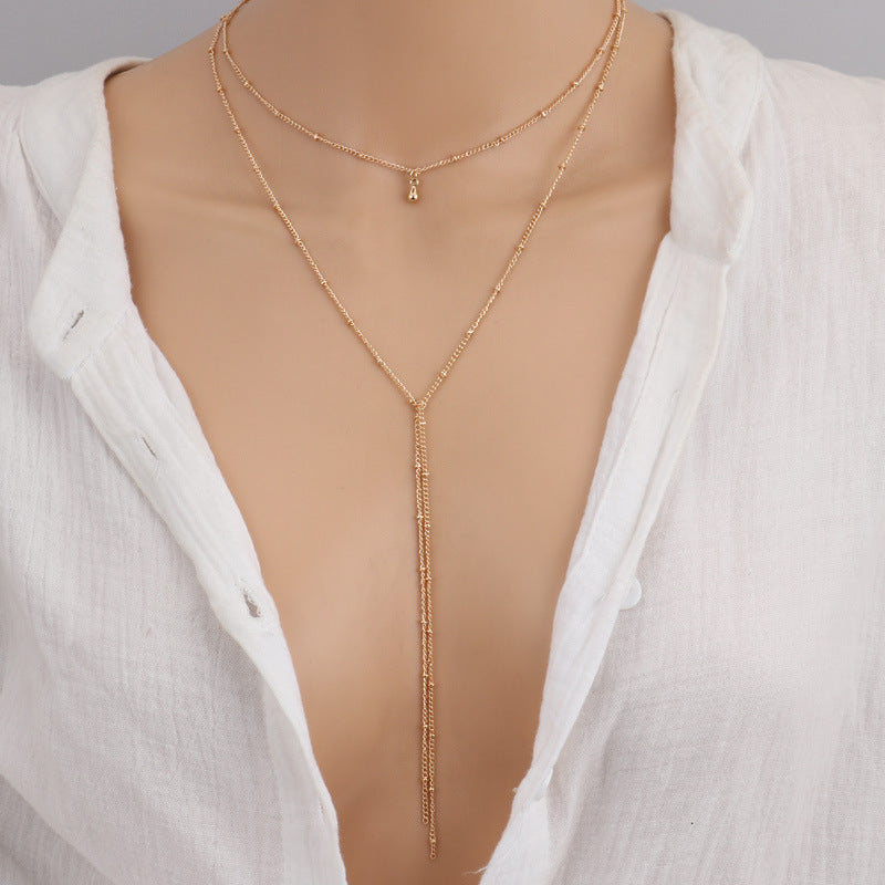 Simple necklace retro necklace