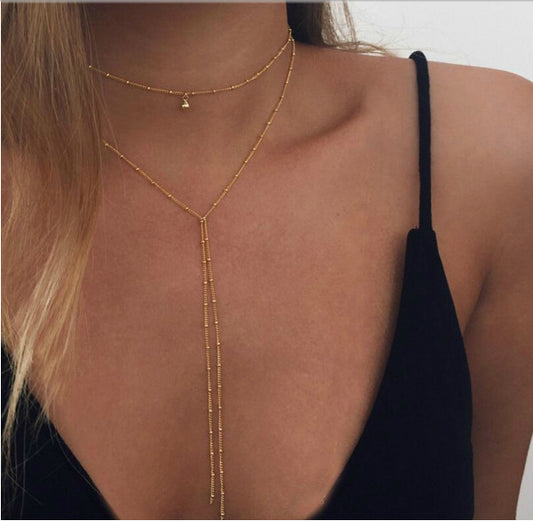 Simple necklace retro necklace