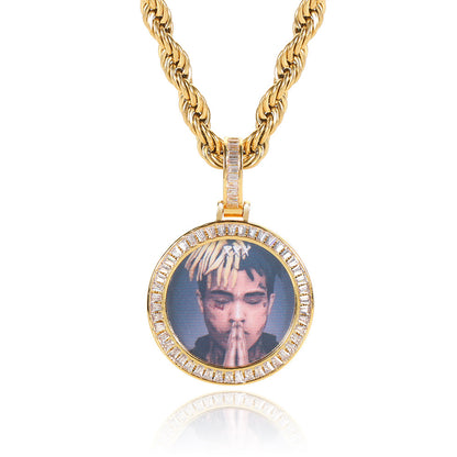 Hip-Hop Accessories Custom Memory Photo Necklace