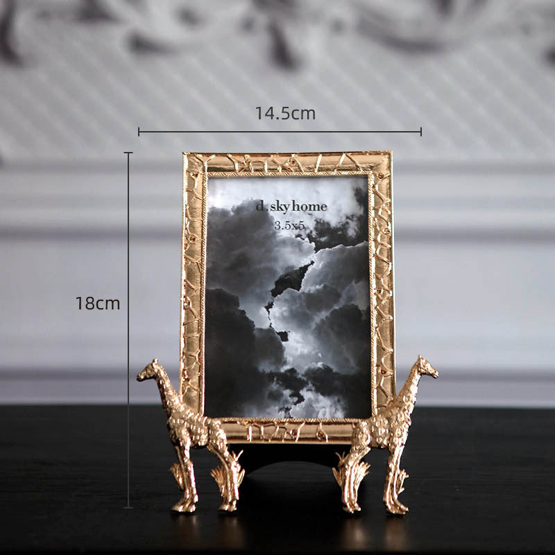 Modern Light Luxury Alloy Photo Frame
