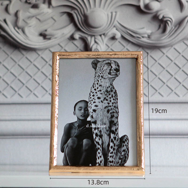 Modern Light Luxury Alloy Photo Frame