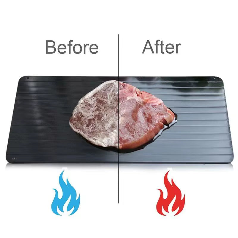 Fast Defrosting Tray Planche Decongelation Thaw Frozen Food Meat Fruit Quick Defrosting Plate Board Defrost Tray Kitchen Gadgets