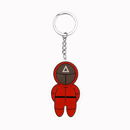 Triangle Square Keychain
