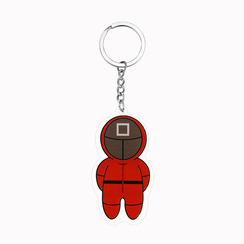 Triangle Square Keychain