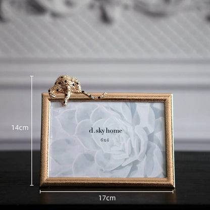 Modern Light Luxury Alloy Photo Frame