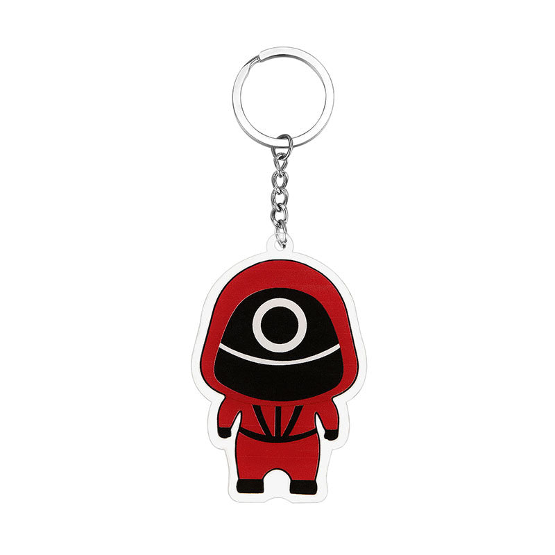 Triangle Square Keychain