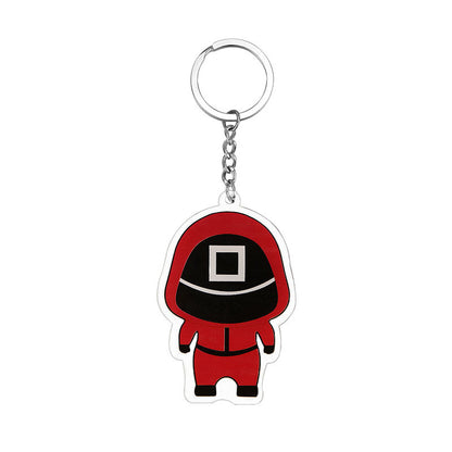Triangle Square Keychain