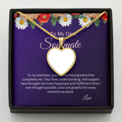 Personalized Heart Necklace