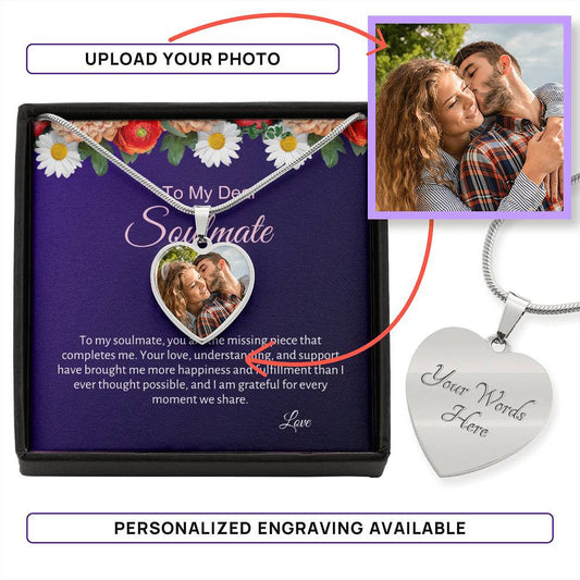 Personalized Heart Necklace