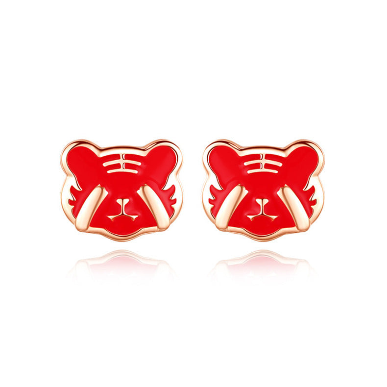 Zodiac Tiger Transport Ear Jewelry