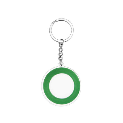 Triangle Square Keychain
