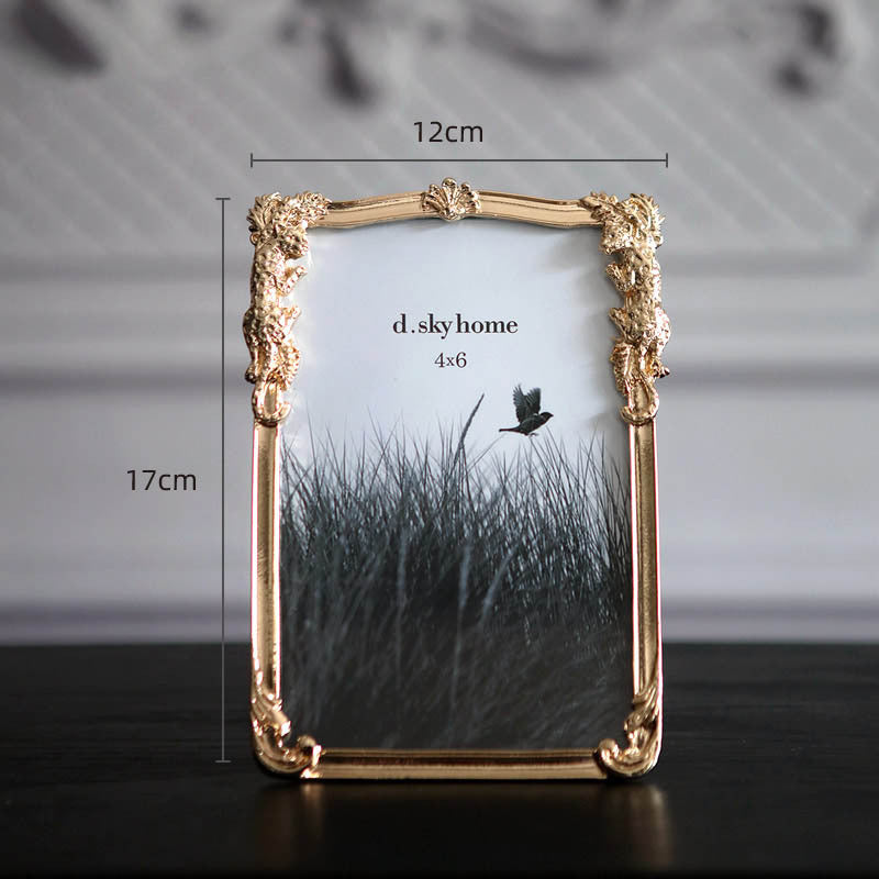Modern Light Luxury Alloy Photo Frame