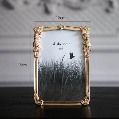 Modern Light Luxury Alloy Photo Frame