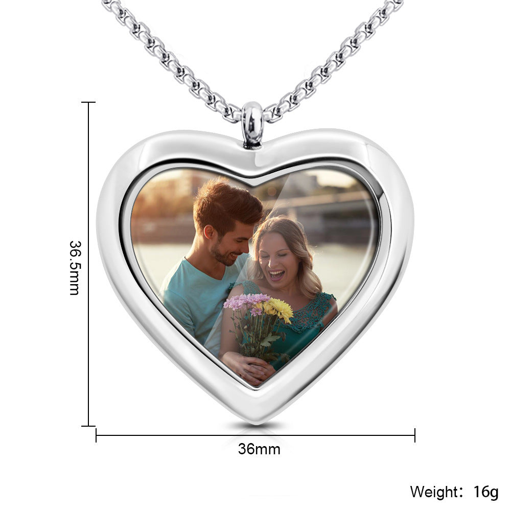 Custom Memory Photo Frame Necklace