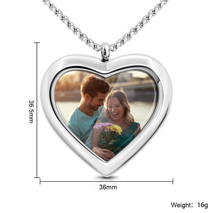 Custom Memory Photo Frame Necklace