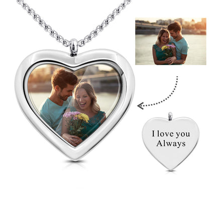 Custom Memory Photo Frame Necklace