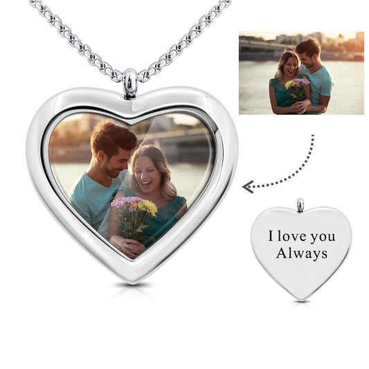 Custom Memory Photo Frame Necklace