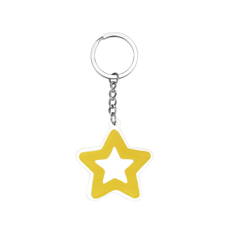 Triangle Square Keychain