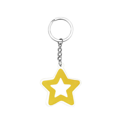 Triangle Square Keychain