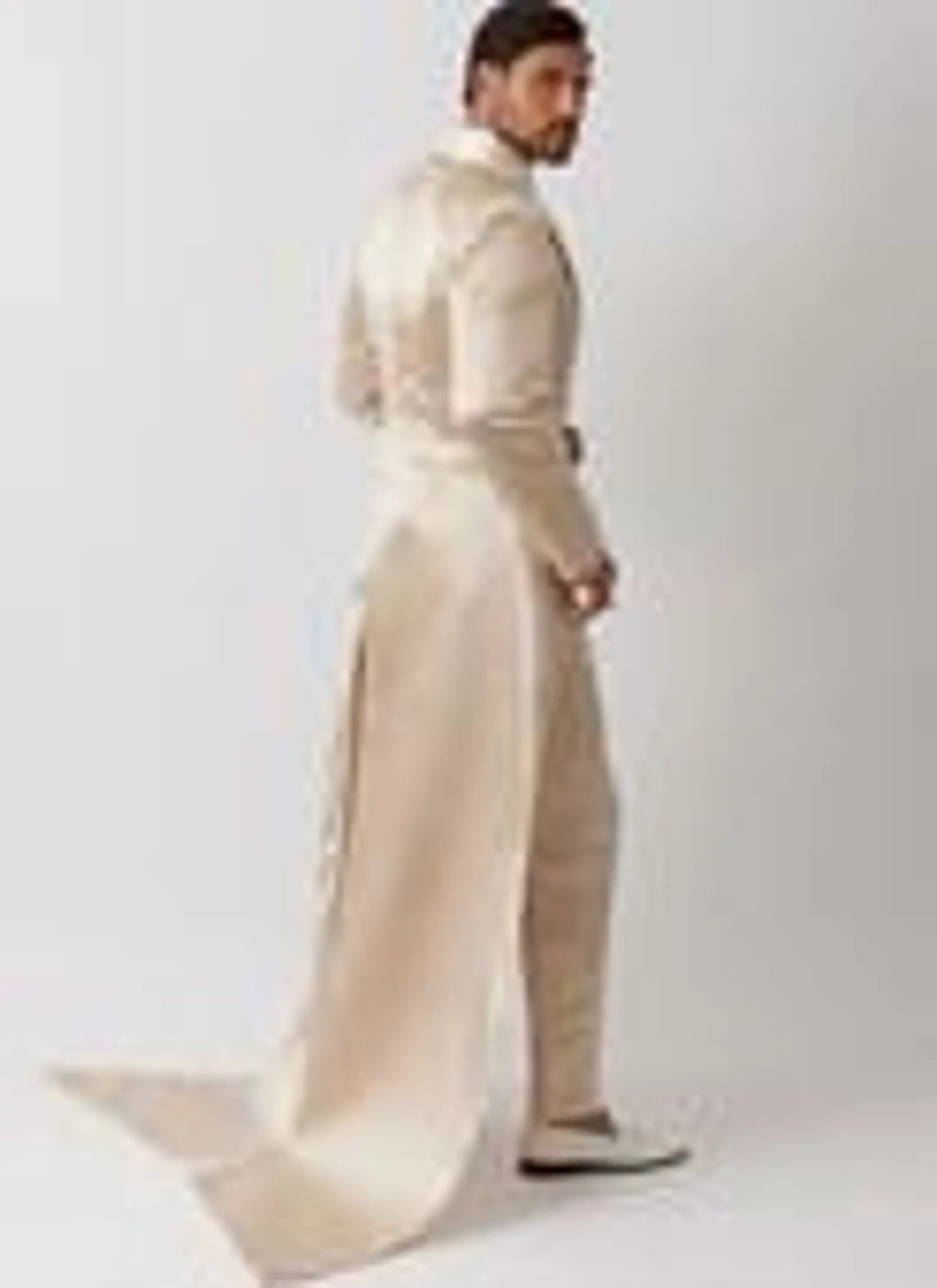 Elegant Steampunk Gentleman Coat – Gothic Wedding Rogue Suit for Men, Victorian Villain Costume