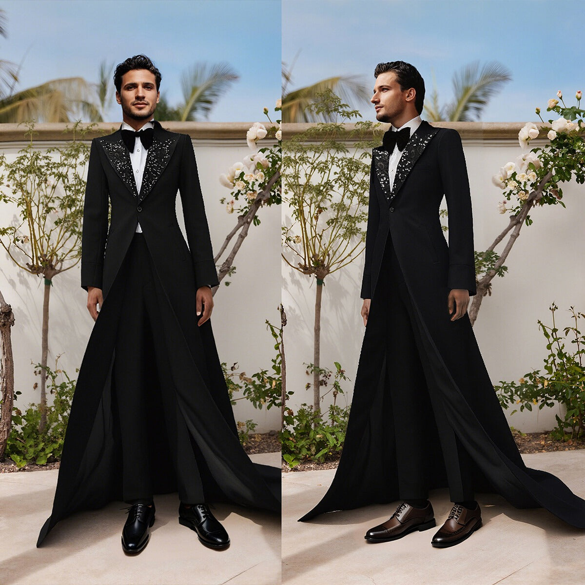 Men's 2-Piece Slim Fit Suit – Stylish Formal Jacket and Pant Set for Wedding & Special Occasions