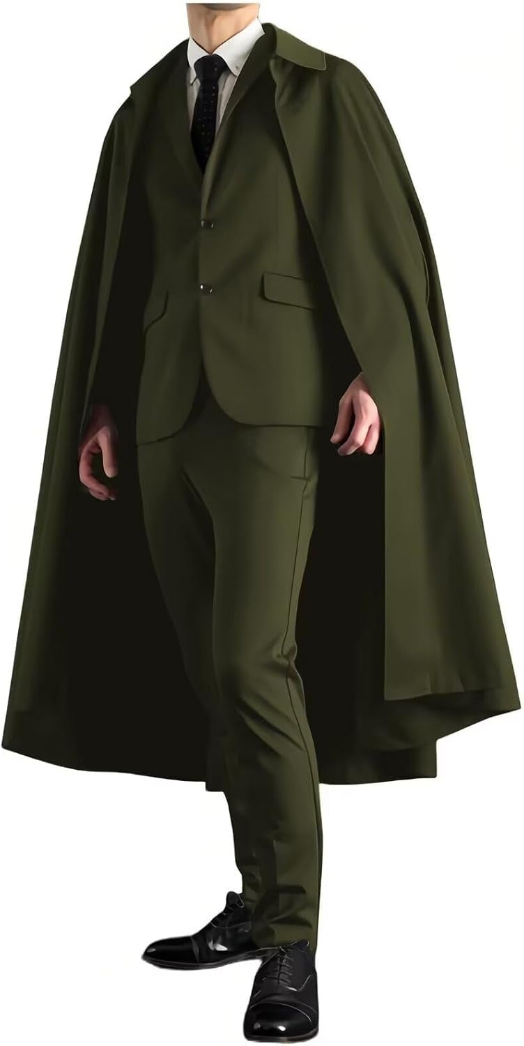 Men’s Fashion Suit – Classic Notch Lapel Blazer & Matching Trousers | Formal Business & Wedding Attire